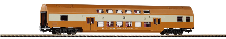PIKO 57622 - H0 - Doppelstock Personenwagen DBmtrue der DR; Ep. IV